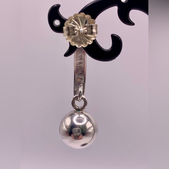 Silpada Sterling EXCLAMATION POINT Ball Post Earrings - Picture 8 of 16